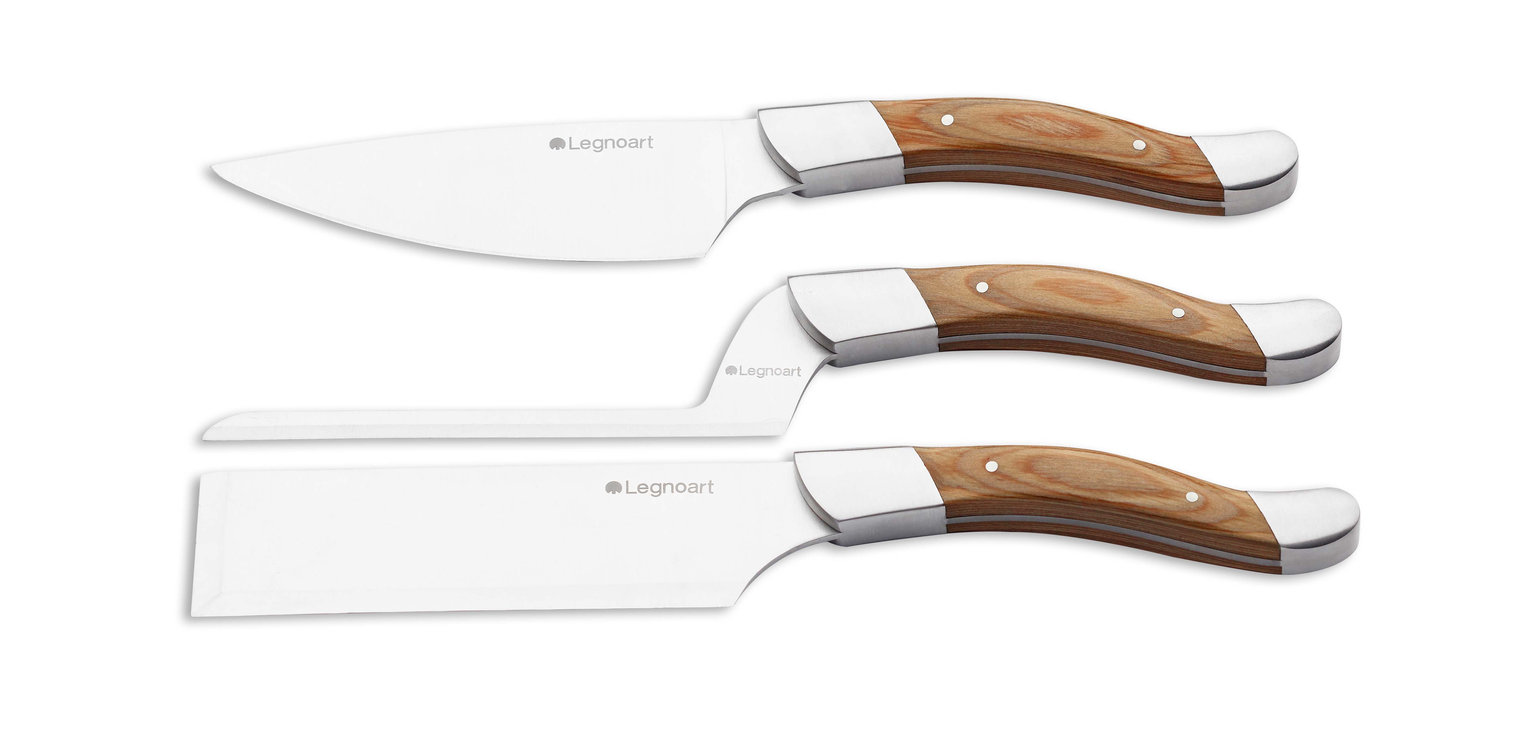 Legnoart FROMAGER CK50 osteknivsæt m/3 dele - Bøgetræskaft Legnoart FROMAGER CK50 osteknivsæt m/3 dele - Bøgetræskaft